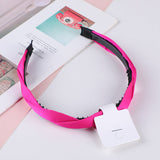 Cerchietti per capelli con avvolgimento in serie rosso rosato