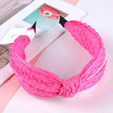 Cerchietti per capelli annodata con dile della serie Rose Red