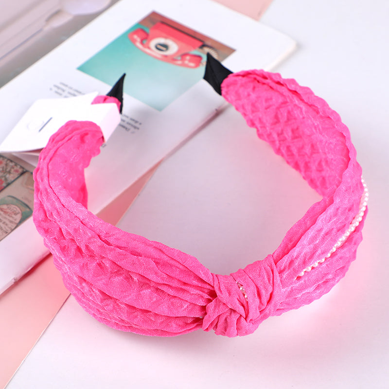 Cerchietti per capelli annodata con dile della serie Rose Red