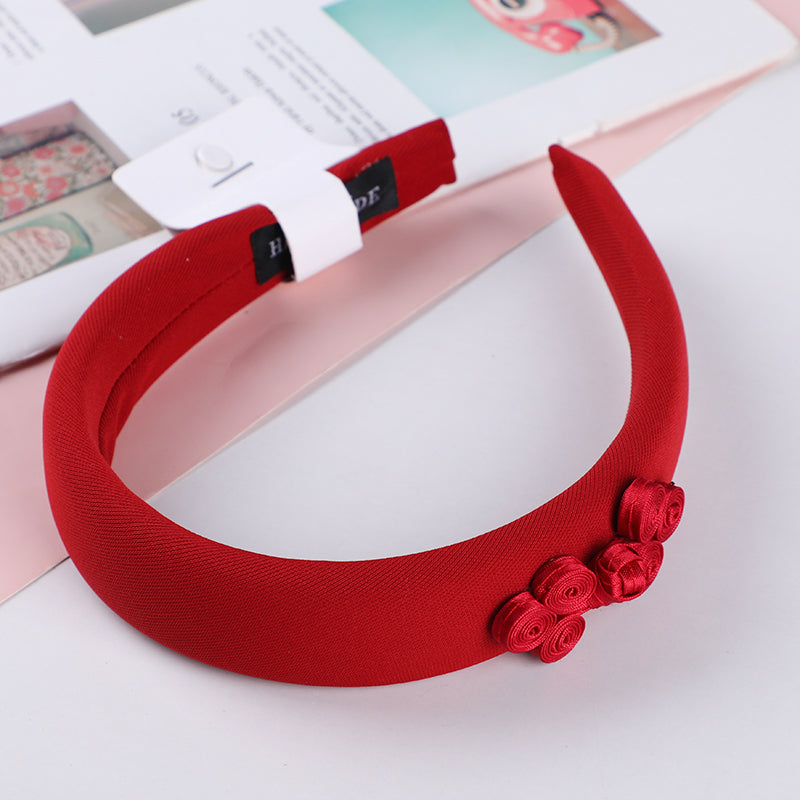 Cerchietti per capelli in stile nazionale serie rossa