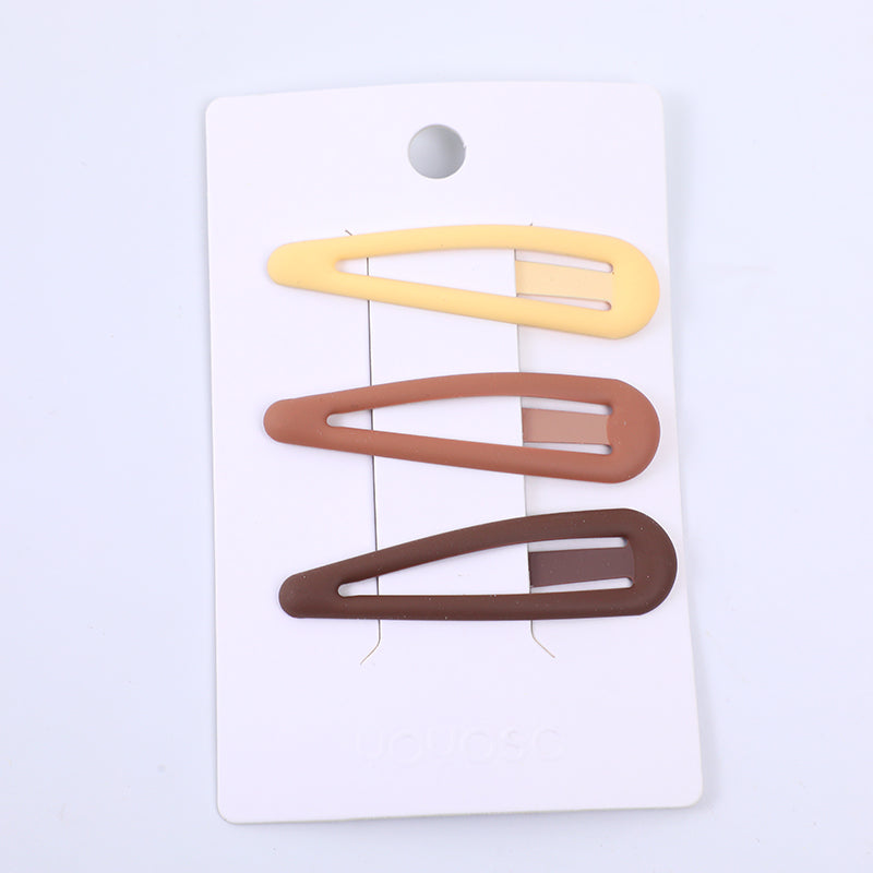 Clip BB opaca a goccia d'acqua grande 3 pz