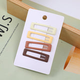 Clip BB quadrata opaca piccola 4 pz