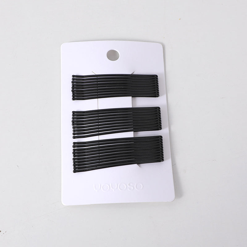 Spilla per capelli ad arco a una linea con scheda posteriore-28pz