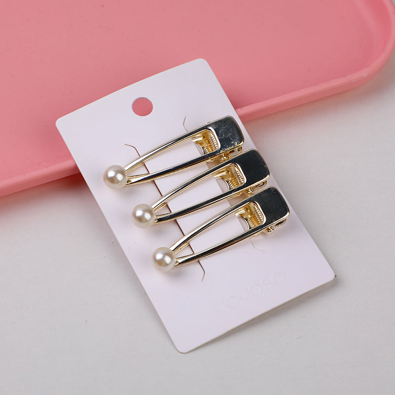 Fermaglio per Capelli in Lega con Goccia a Forma di Perla