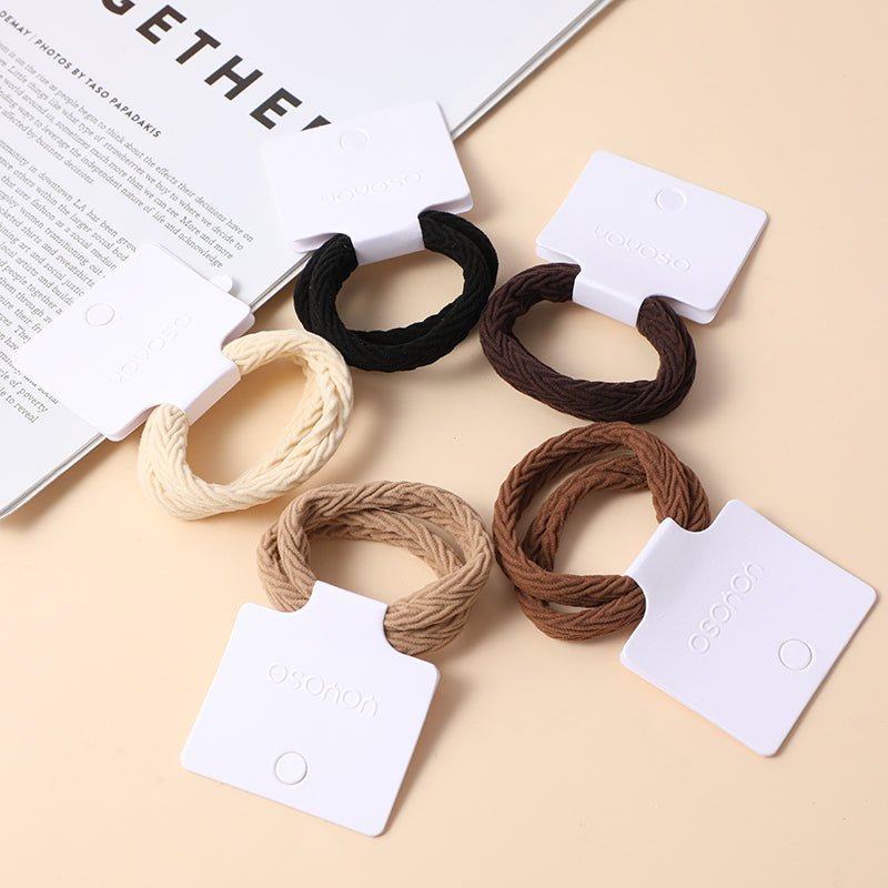 Anello in spugna di base con elastico regolare-2pz