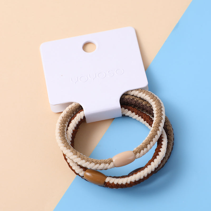 Elastici per capelli a righe