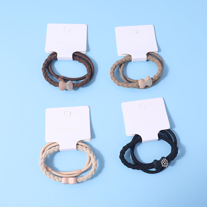 Strass papillon capelli Elastici