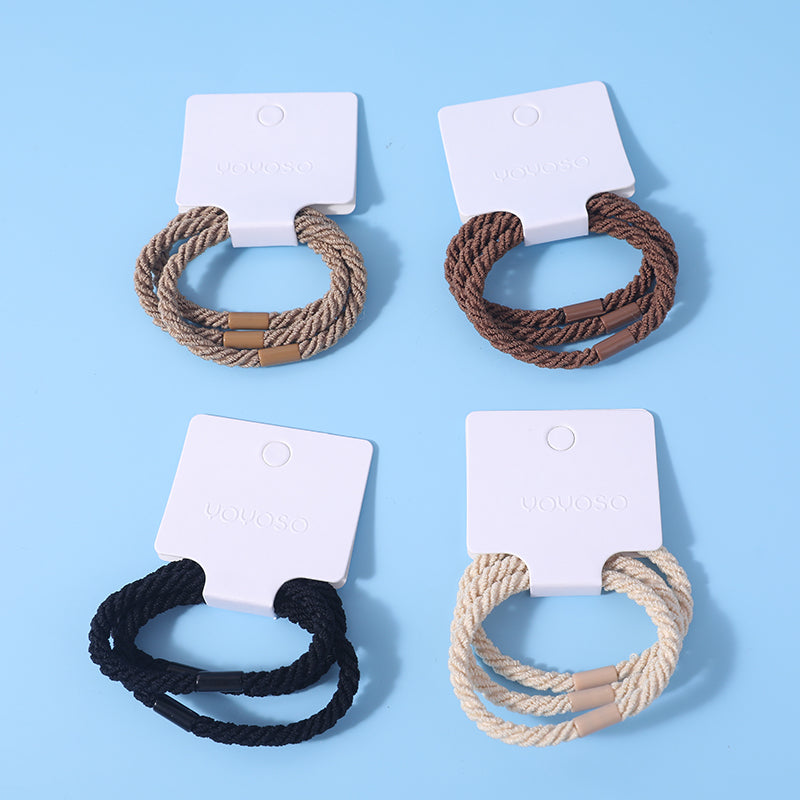 Elastici per capelli di base a torsione