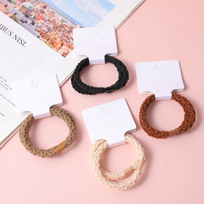 Elastici per capelli a torsione senza cuciture