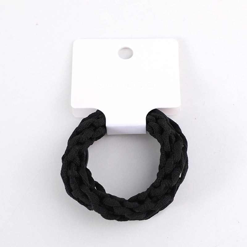 Elastico nero intrecciato