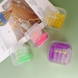 Set di elastici per capelli a spirale con colori sfumati - 6 pezzi