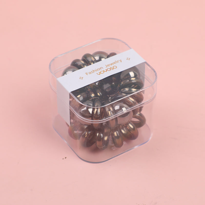 Anello per telefono con perline in scatola - 2 pezzi