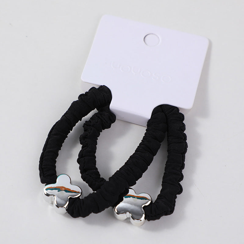 Elastico di fiori in lega-2pz