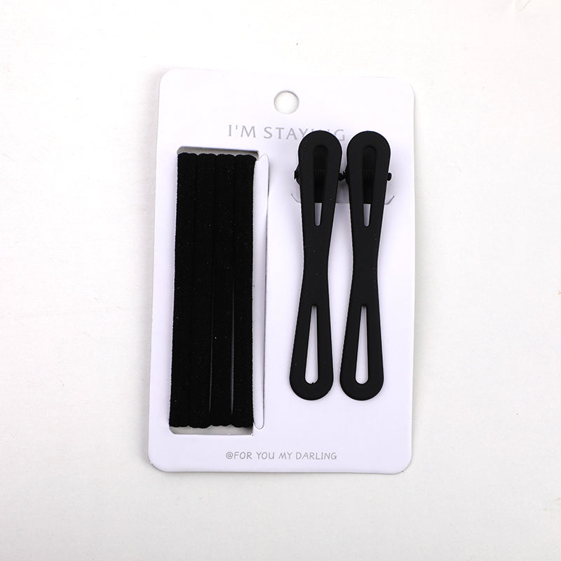 Set Classico di Elastici e Fermagli per Capelli-6 pezzi