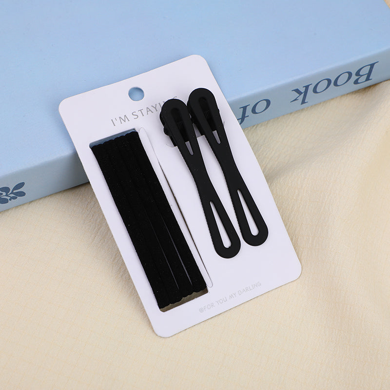 Set Classico di Elastici e Fermagli per Capelli-6 pezzi