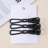 Clip papillon opaco 8cm-3pz