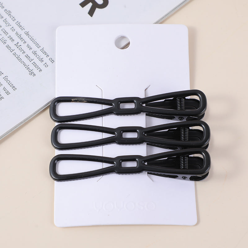 Clip papillon opaco 8cm-3pz