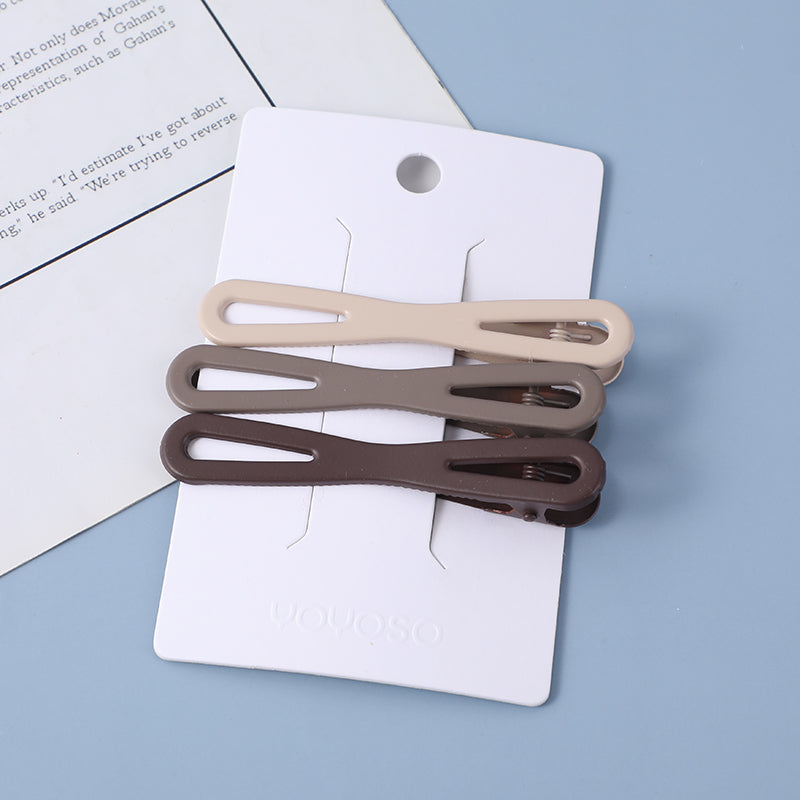 Caffè colore bowtie duckbill clip 3pz