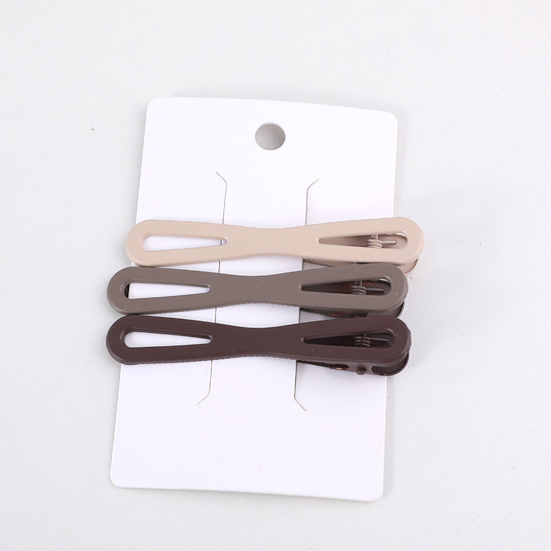 Caffè colore bowtie duckbill clip 3pz