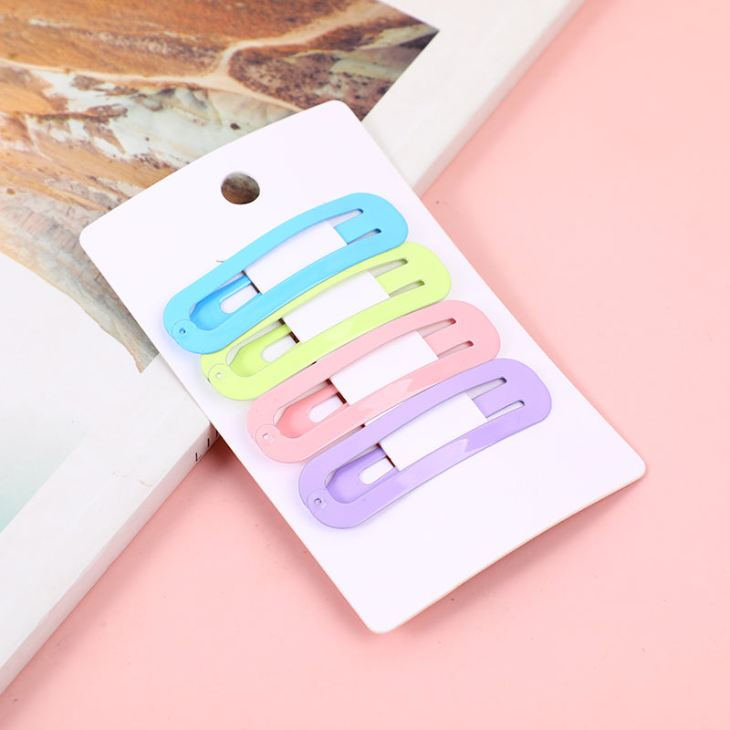 Clip BB ovale colorata-4 pezzi