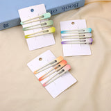 Grande Fermaglio per Capelli Opaco, a Forma di Goccia