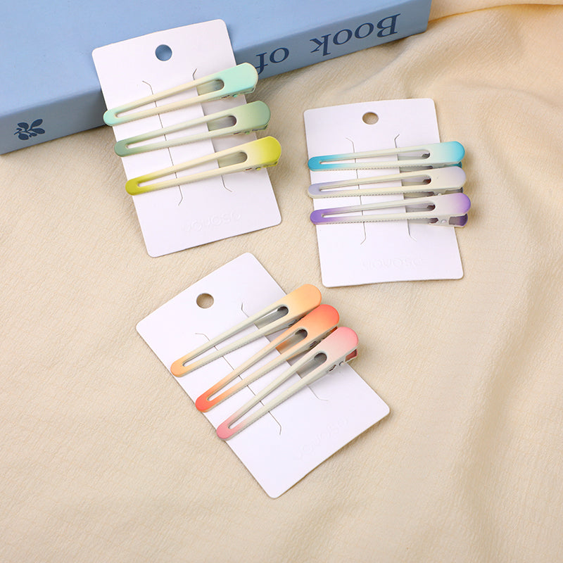 Grande Fermaglio per Capelli Opaco, a Forma di Goccia