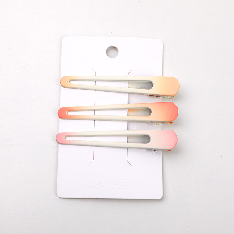 Grande Fermaglio per Capelli Opaco, a Forma di Goccia