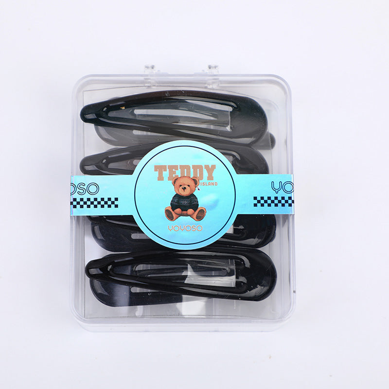 Serie TEDDY ISLAND Molletta per capelli ondulata versatile in scatola - 8 pezzi