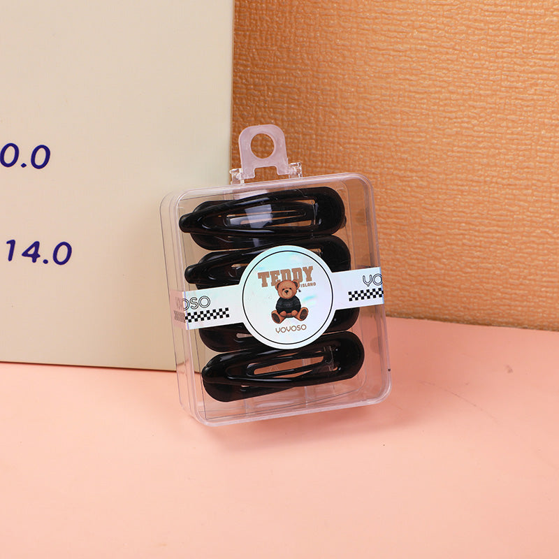 Serie TEDDY ISLAND Molletta per capelli ondulata versatile in scatola - 8 pezzi