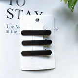 Fermaglio a Becco d'Anatra Semplice Nero