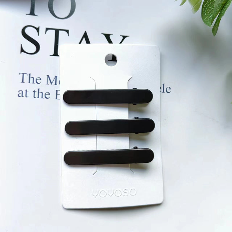 Fermaglio a Becco d'Anatra Semplice Nero