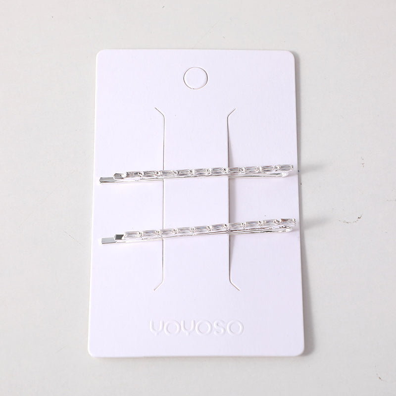 Delicato fermaglio per capelli con zircone facile da abbinare-14