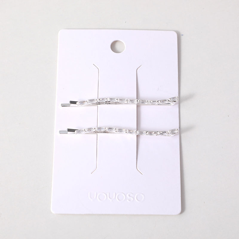 Delicato fermaglio per capelli con zircone facile da abbinare-15