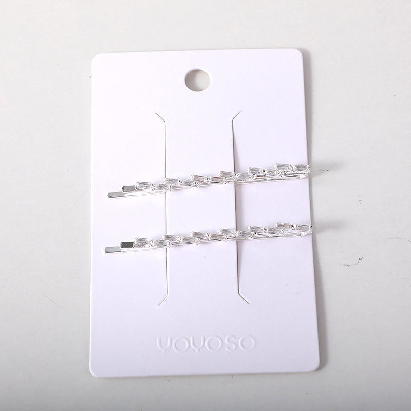 Delicato fermaglio per capelli con zircone facile da abbinare-16