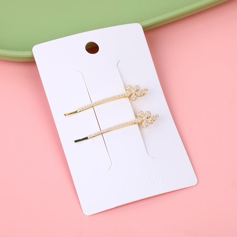 Fermaglio per Capelli in Lega a Motivo Floreale