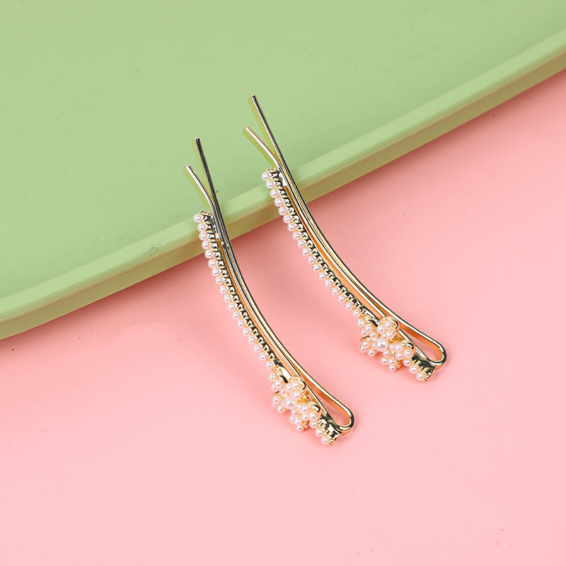 Fermaglio per Capelli in Lega a Motivo Floreale