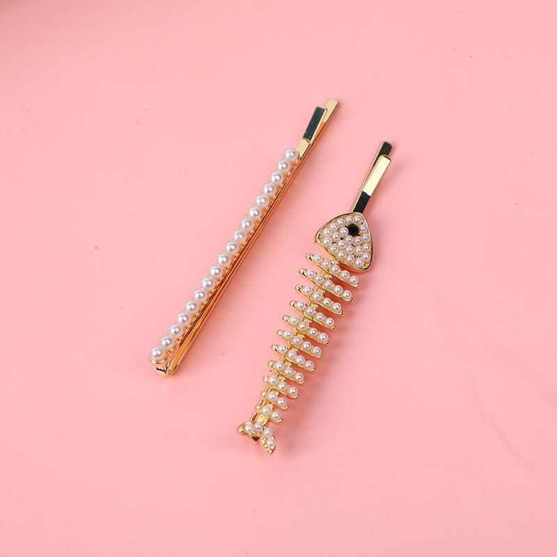 Fermaglio per Capelli in Lega a Forma di Pesce Piccolo