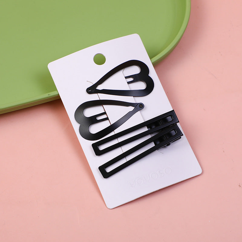 Clip combinata quadrata Peach - 4 pezzi