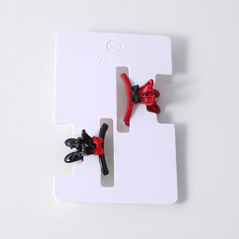 Fermaglio a croce semplice per capelli in acrilico