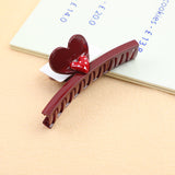 Fermaglio acrilico con punti incrociati