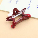 Pinzette a forma di artiglio in acrilico a forma di stella a cinque punte