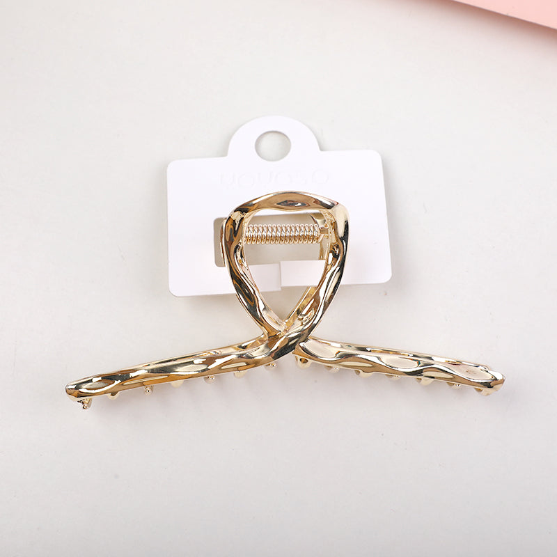 Pinza per Capelli in Lega a Torsione Incrociata