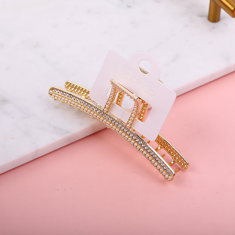 Pinza per Capelli in Lega dal Design Lineare