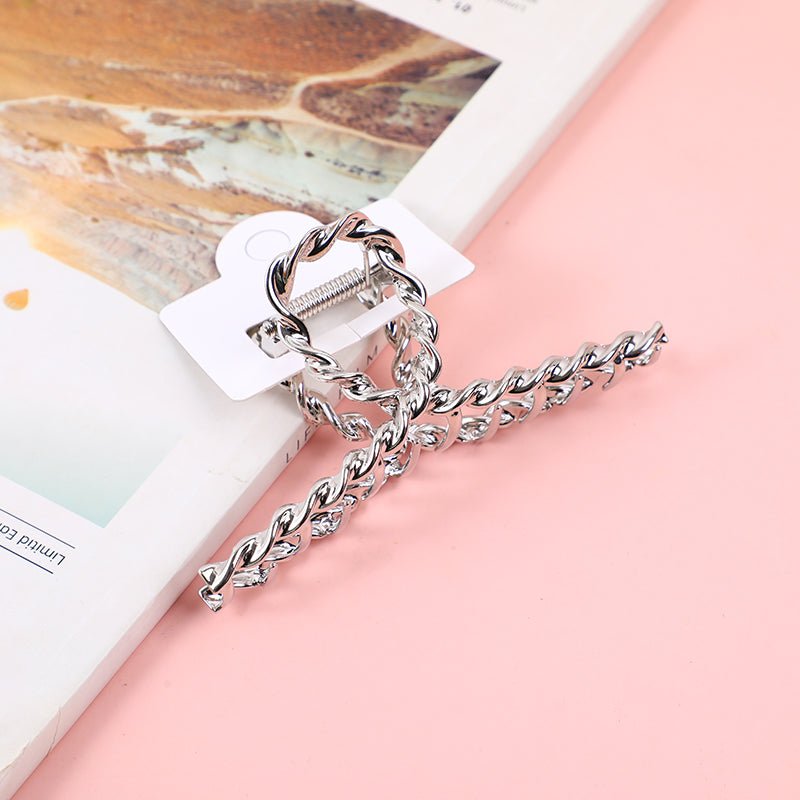 Pinza per Capelli in Lega Intrecciata Versatile