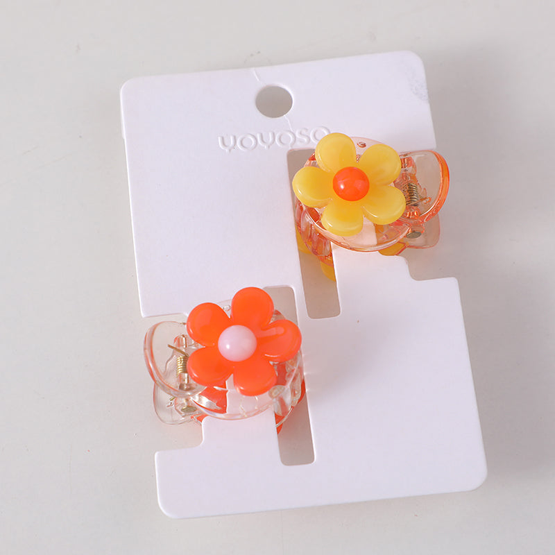 Fermaglio per capelli con girasole piccolo