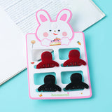 Set di Fermagli per Capelli Floccati con Design a Gancio di Cappotto