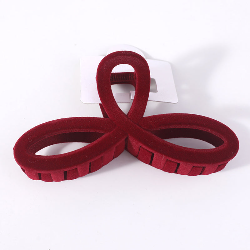 Fermaglio per capelli con floccatura strombata