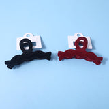 Fermaglio per capelli a treccia con floccatura