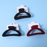 Fermaglio per capelli con floccaggio a semicerchio