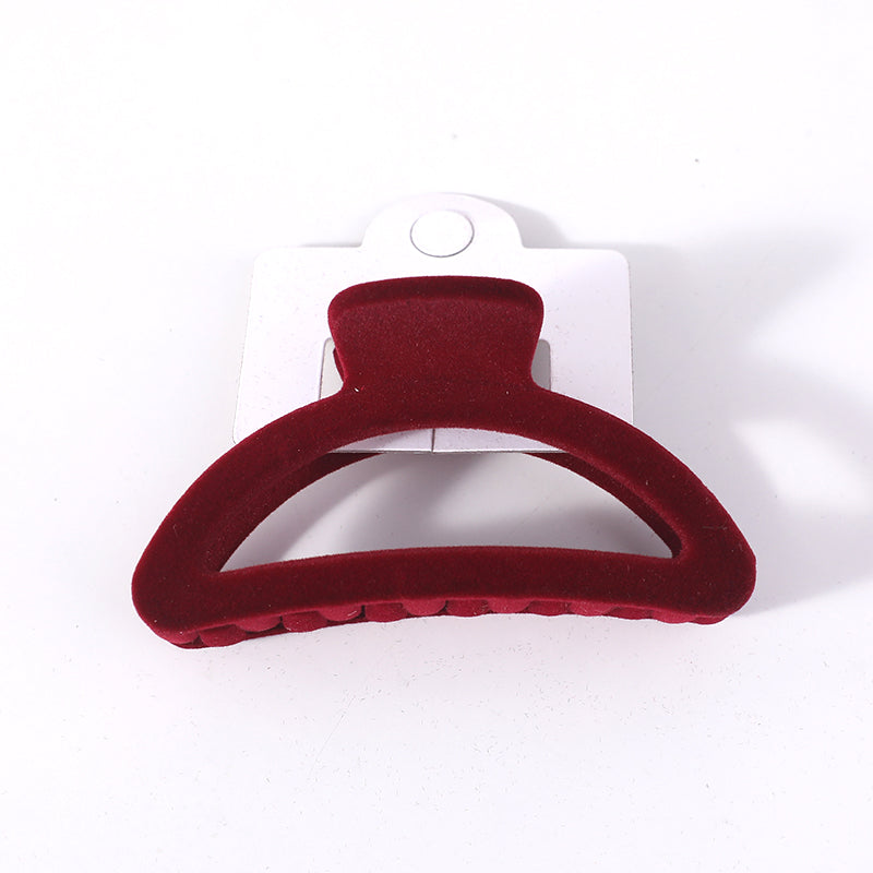 Fermaglio per capelli con floccaggio a semicerchio